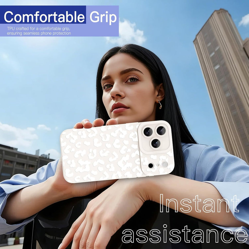 Slim Leopard Print TPU Phone Case